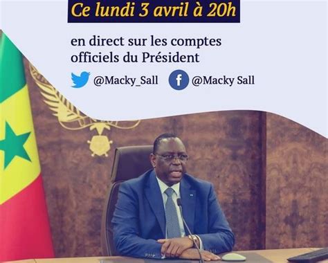 Message à la Nation Macky Sall convie sur la toile AGORA INFO