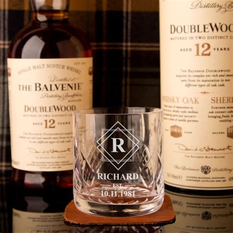 Personalised Engraved Crystal Whisky Glass Custom Whiskey Etsy