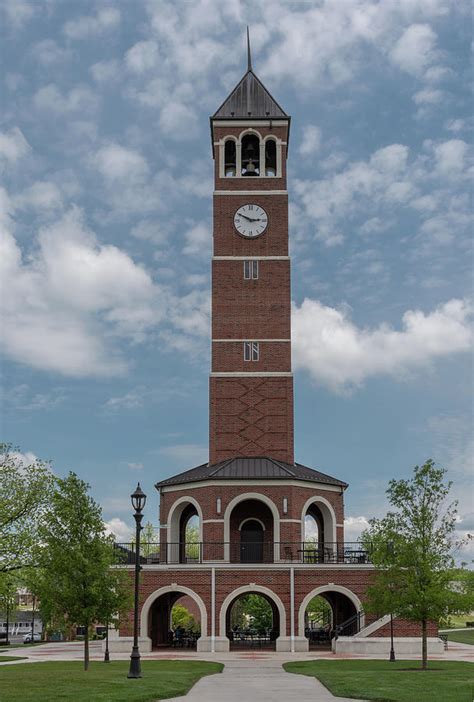 Campus Clock Tower Lee University By Marcy Wielfaert