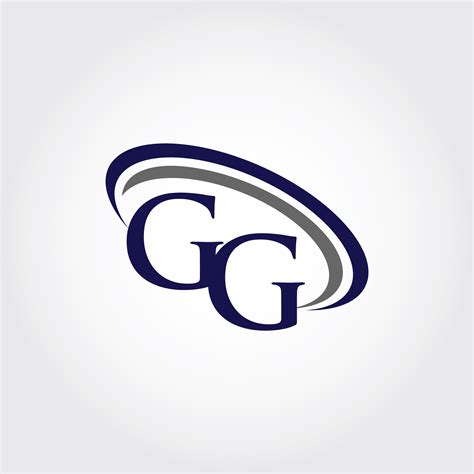 Monogram GG Logo Design By Vectorseller | TheHungryJPEG