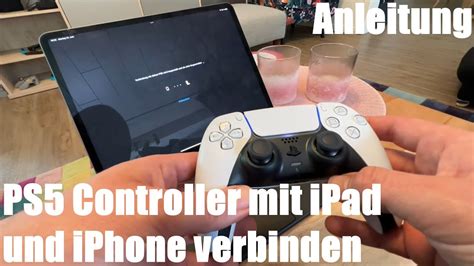 Sony Dualsense Ps Controller Mit Ipad Und Iphone Tablet