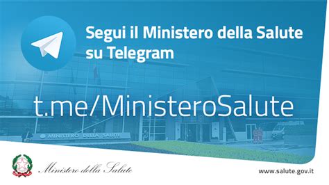 Covid Nasce Il Canale Telegram Del Ministero Della Salute Csv