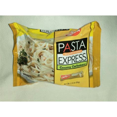 Nissin Pasta Creamy Carbonara 60gl Shopee Philippines