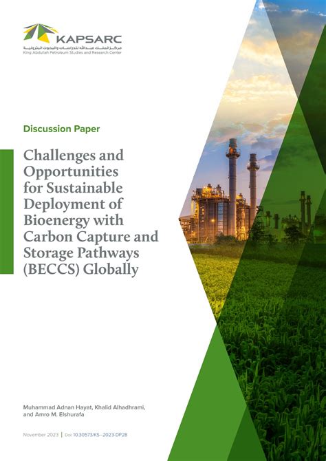 Challenges And Opportunities For Sustainable Deployment Of Bioenergy