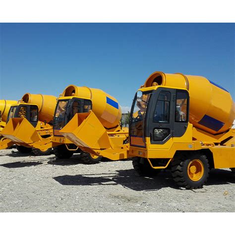 Supply Cbm Self Loading Concrete Mixer Truck With Automatic Rotation