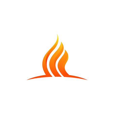 Hot Flame Fire Vector Icon Illustration Vector Art At Vecteezy