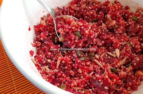 Ensalada De Quinoa Con Remolacha Y Semillas Variadas El Fog N De La