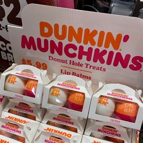 Dunkins New Lip Balms Look And Smell Exactly Like Munchkins The Balm Donut Flavors