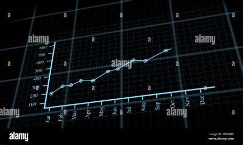 Gráfico De Líneas Financieras Creciendo Gráfico Financiero Con Gráfico