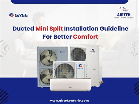 Ducted Mini Split Installation Guide For Ultimate Comfort – Airtek