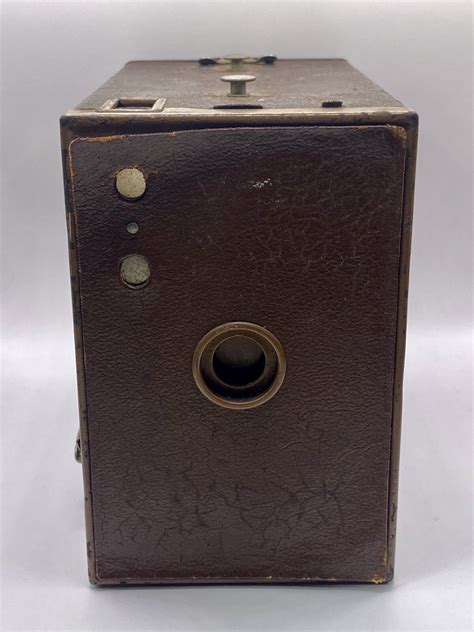 Antique Kodak No A Brownie Model C Box Camera Brown Ebay