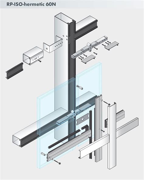 Mullion and Transom Steel Curtain Walls // RP-tec 60 - Pentek Joinery