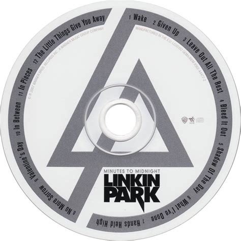 Carátula Cd de Linkin Park - Minutes To Midnight - Portada