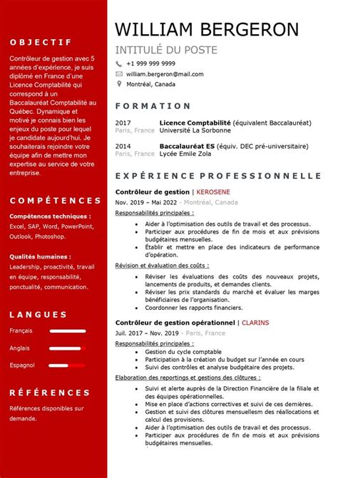 Exemple De Cv Gratuit Pdf Soak Viewer