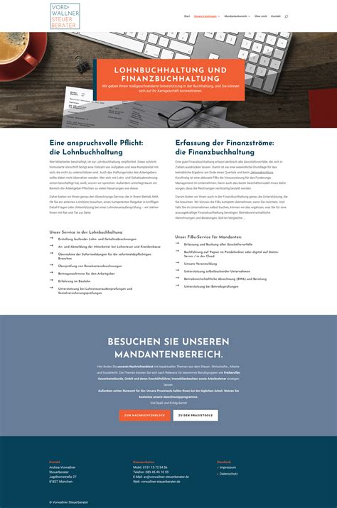 Steuerberater Webseite Und Corporate Identity