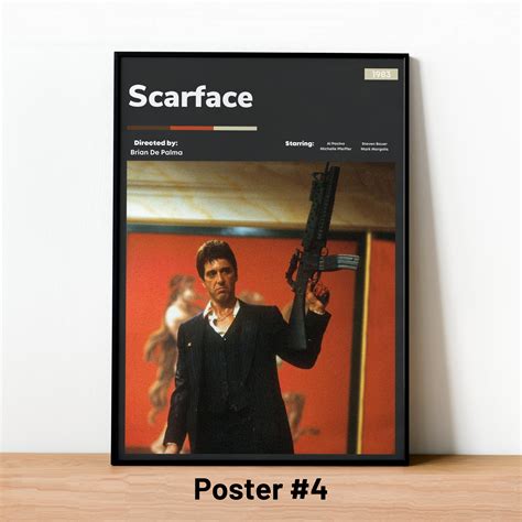 Scarface Poster, Scarface Print, Scarface Decor, Scarface Wall Art ...