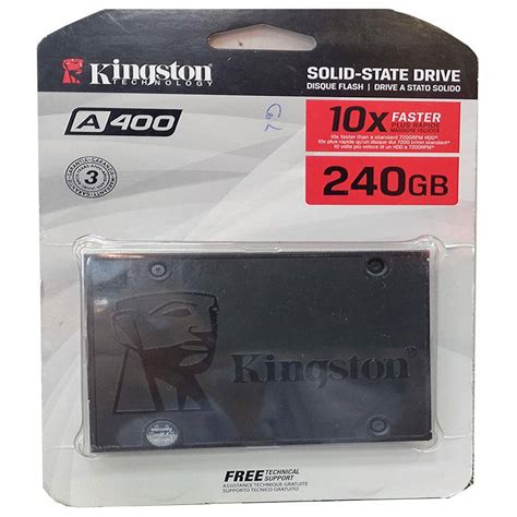 Ssd Kingston A400 240gb Sata 3 2 5 Sa400s37 240g Preto Black Friday Extra