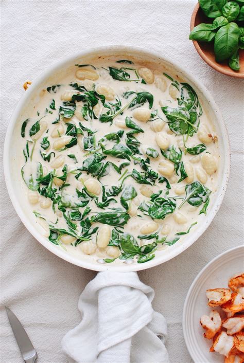 Creamy Shrimp Gnocchi With Spinach Bev Cooks