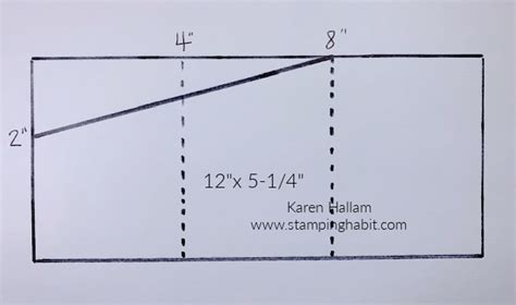 cutting diagram - Karen's Stamping Habit