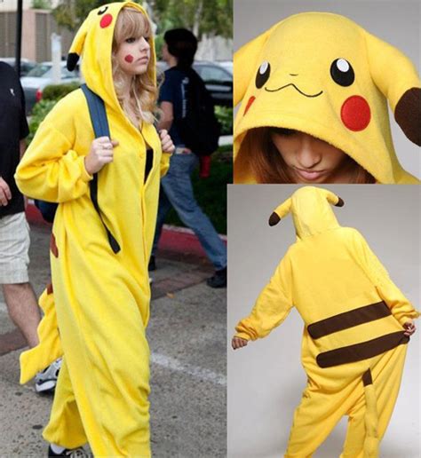 pokemon costume pikachu costume kids adult Pokemon GO jumpsuit costume ...