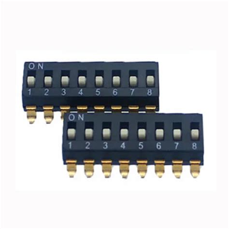 2 54mm 16 Pin Ic Micro Smd 8 Position Dip Switch Raised Buy 8