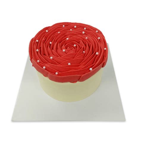 TBC18 Red Rosette The Cake Shop Singapore Cake Delivery