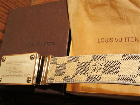 Men S Inventeur Belt Louis Vuitton Belt Vuitton