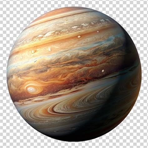 Premium Psd Jupiter Planet Isolated On Transparent Background