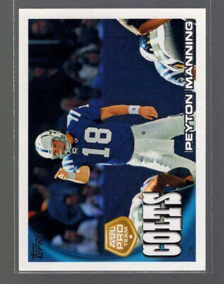 2010 Topps 341 Peyton Manning EBay