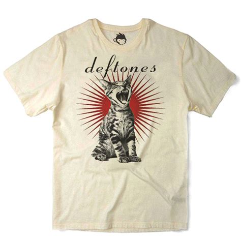 Camiseta Algodao Deftones Gato Bored Banda De Rock Heavy Metal Musica