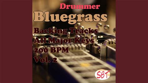 Bluegrass Drum Backing Track In G Major Bpm Vol Youtube