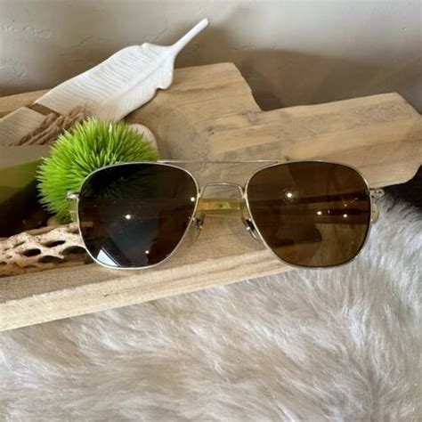 Ao American Optical Usa Vintage Aviator Military Pilot Sunglasses