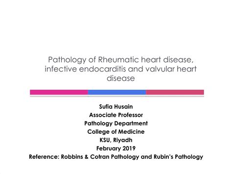 Ppt Pathology Of Rheumatic Heart Disease Infective Endocarditis And