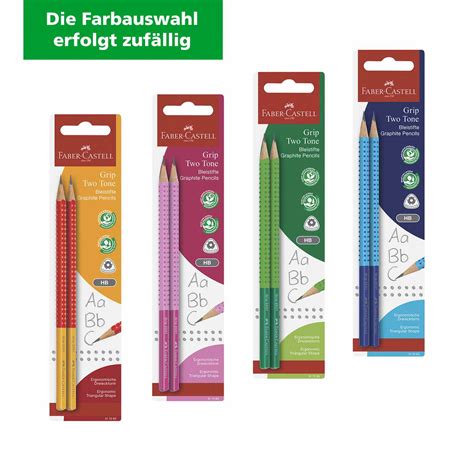 Faber Castell Bleistift Grip Two Tone 2er