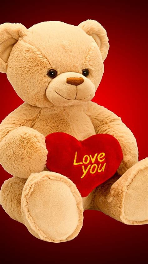 I Love You Teddy Bear Wallpaper 4k Infoupdate Org