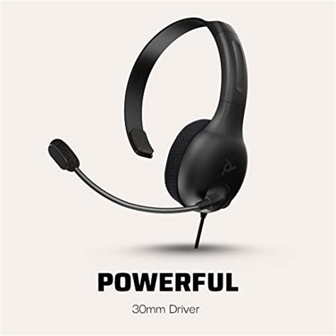 Pdp Lvl30 Wired Headset With Single Sided One Ear Headphone For Pc Xbox Mac Tablet