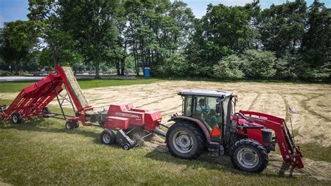 Massey Ferguson Square Baler Tight Consistent Quality Hay Bales