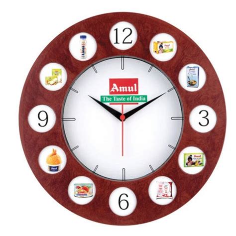 Plastic Wall Mounted Promotional Wall Clocks Size 11 75 Inch Dia At