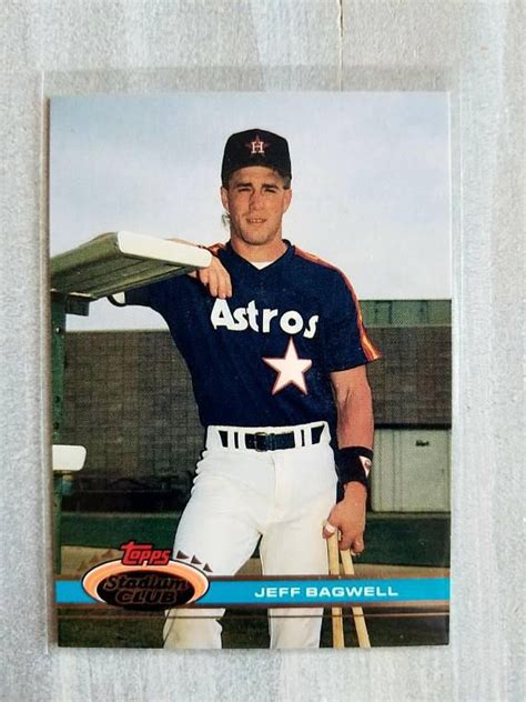 Jeff Bagwell Houston Astros Rookie Card Vintage Baseball Cards