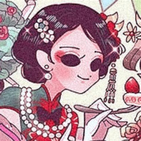 ʚ Geisha Michiko x Bloody Queen Mary Identity V icons Art not