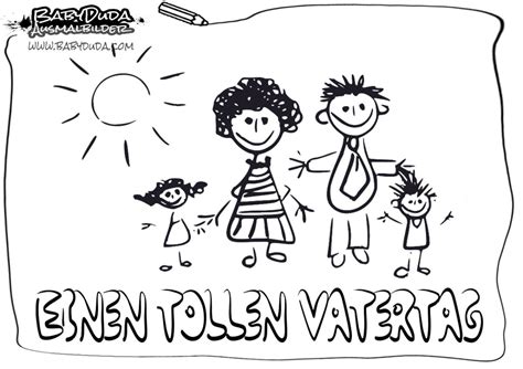 Ausmalbilder Zum Vatertag Malvorlagen Kostenlos Babyduda Malbuch