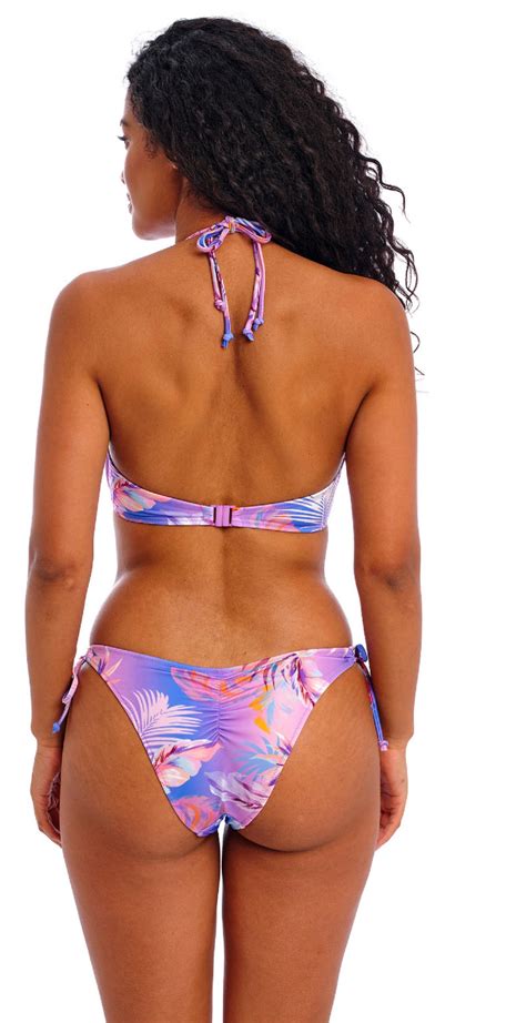 Freya Miami Sunset Padded Plunge Halterneck Bikini Bracassis