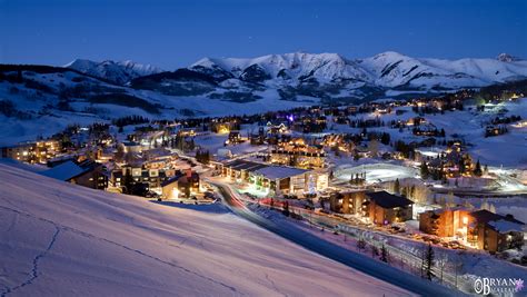 Mt. Crested Butte Ski Village Colorado Photo Print