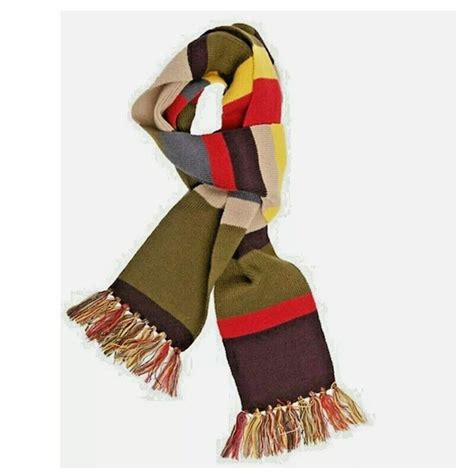 Tom Baker Striped Scarf Costume 2M 3 65M Doctor Who Scarf Doctor Deluxe