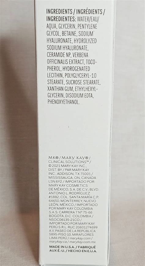 Mary Kay Clinical Solutions Ha Ceramide Hydrator Fl Oz New In