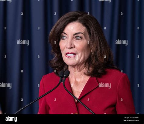 New York New York Usa Th May Governor Kathy Hochul Speaks