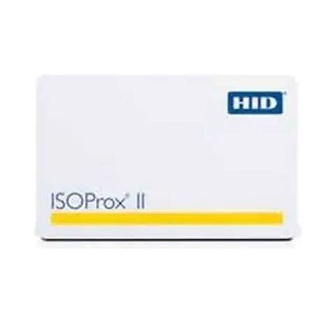 HID 1586LGGAN ISOProx II Printable Proximity Composite Card Programmed