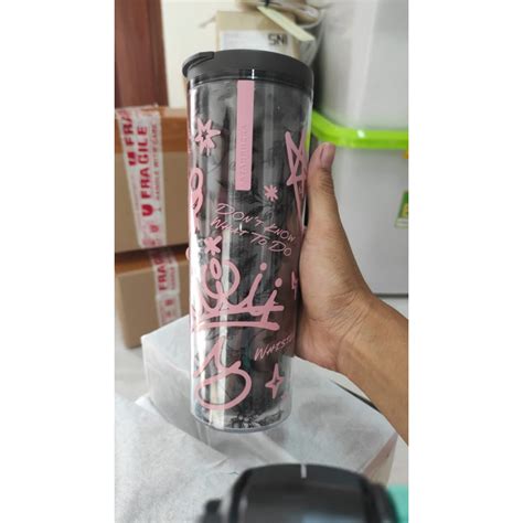 Jual Blackpink X Starbucks Original Import Release Jisoo Studded Bling