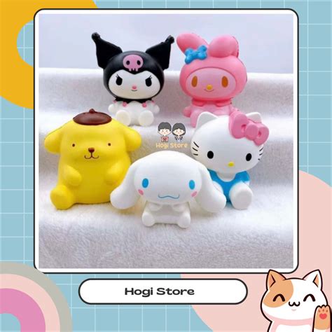 Jual Squishy Sanrio Kuromi Cinnamorol Lucu Mainan Pencet Anak Viral