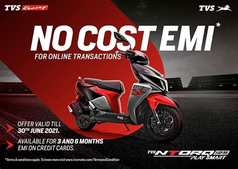 TVS NTorq 125 No Cost EMI Scheme Announced Check Out All The Details Here